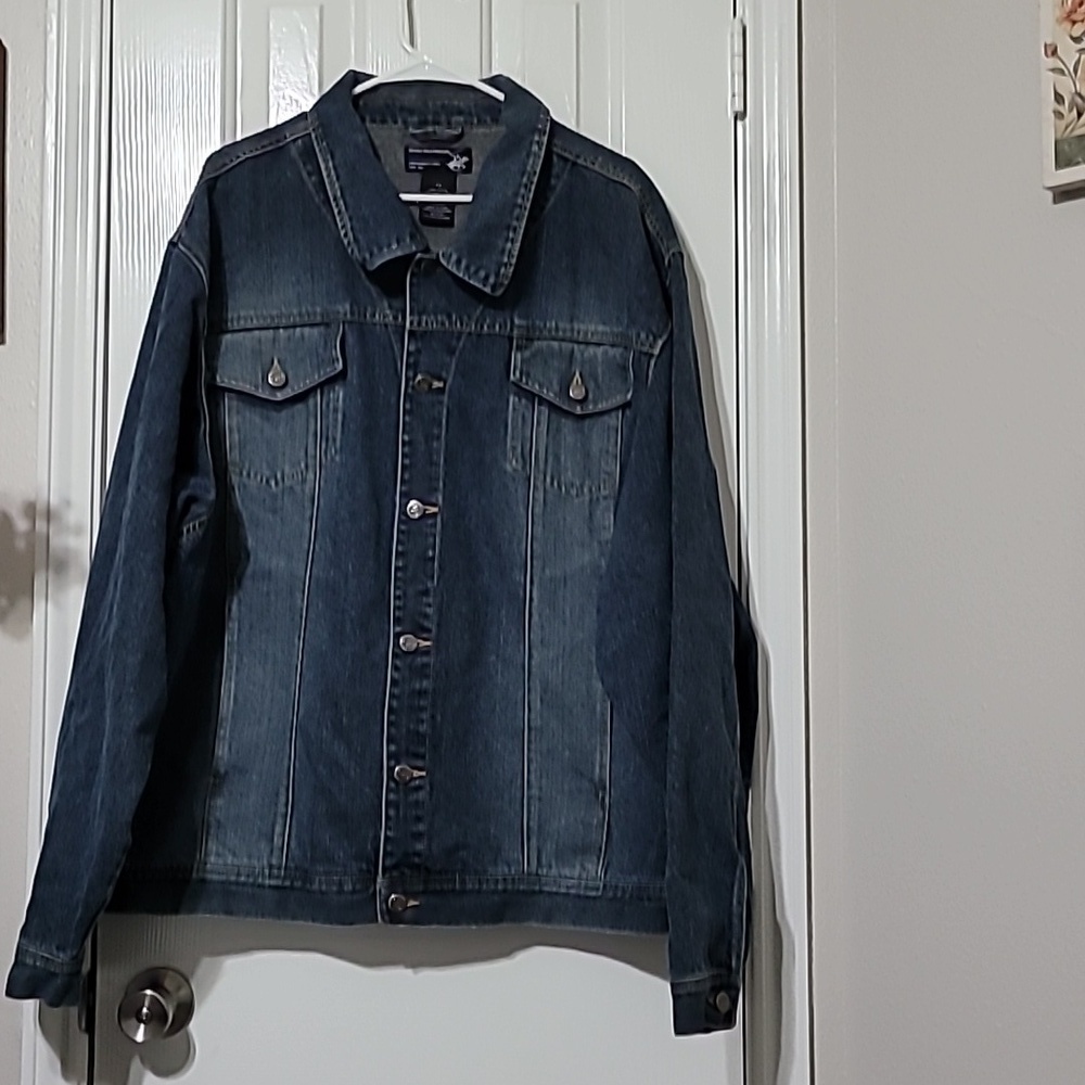 Beverly Hills Polo Club Men's Denim Jacket Size 4X